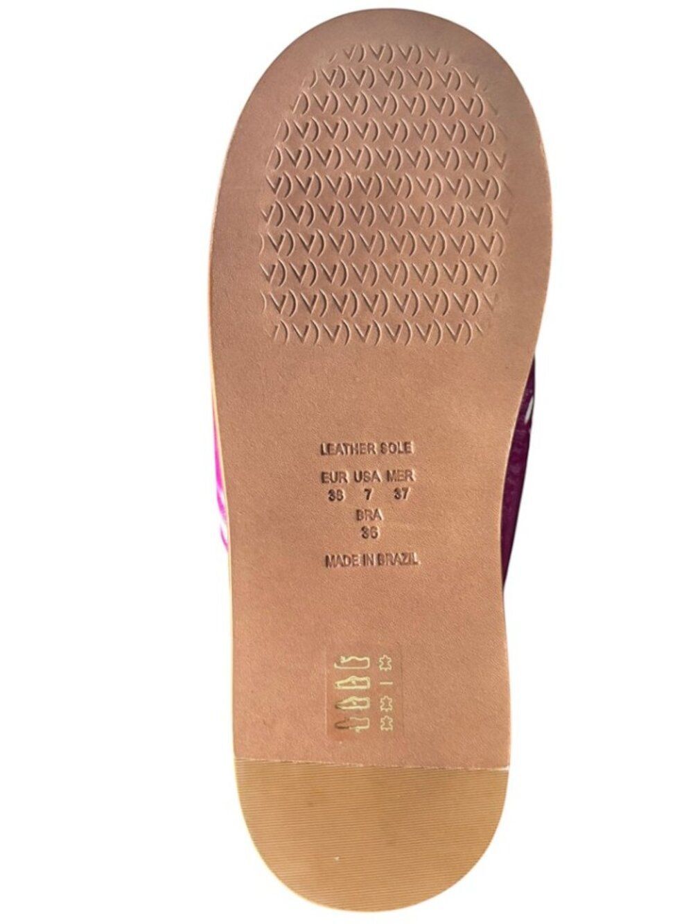 VICENZA Veneto Astromelia Patent Leather Thong Sandals | EU 38 |NWT - Picture 2 of 4